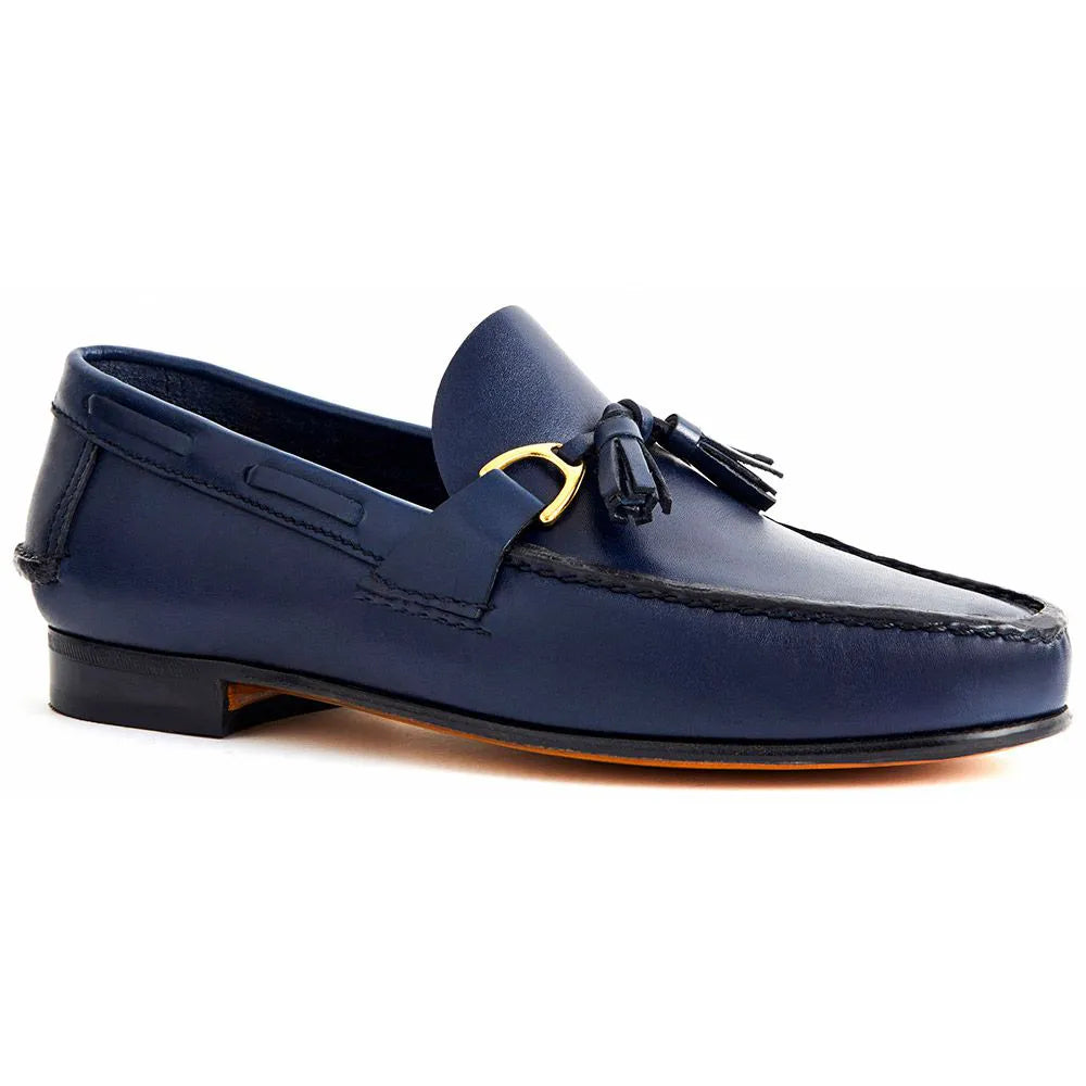 Mocassim Argentino Clássico -  Miguel cor Azul Marinho