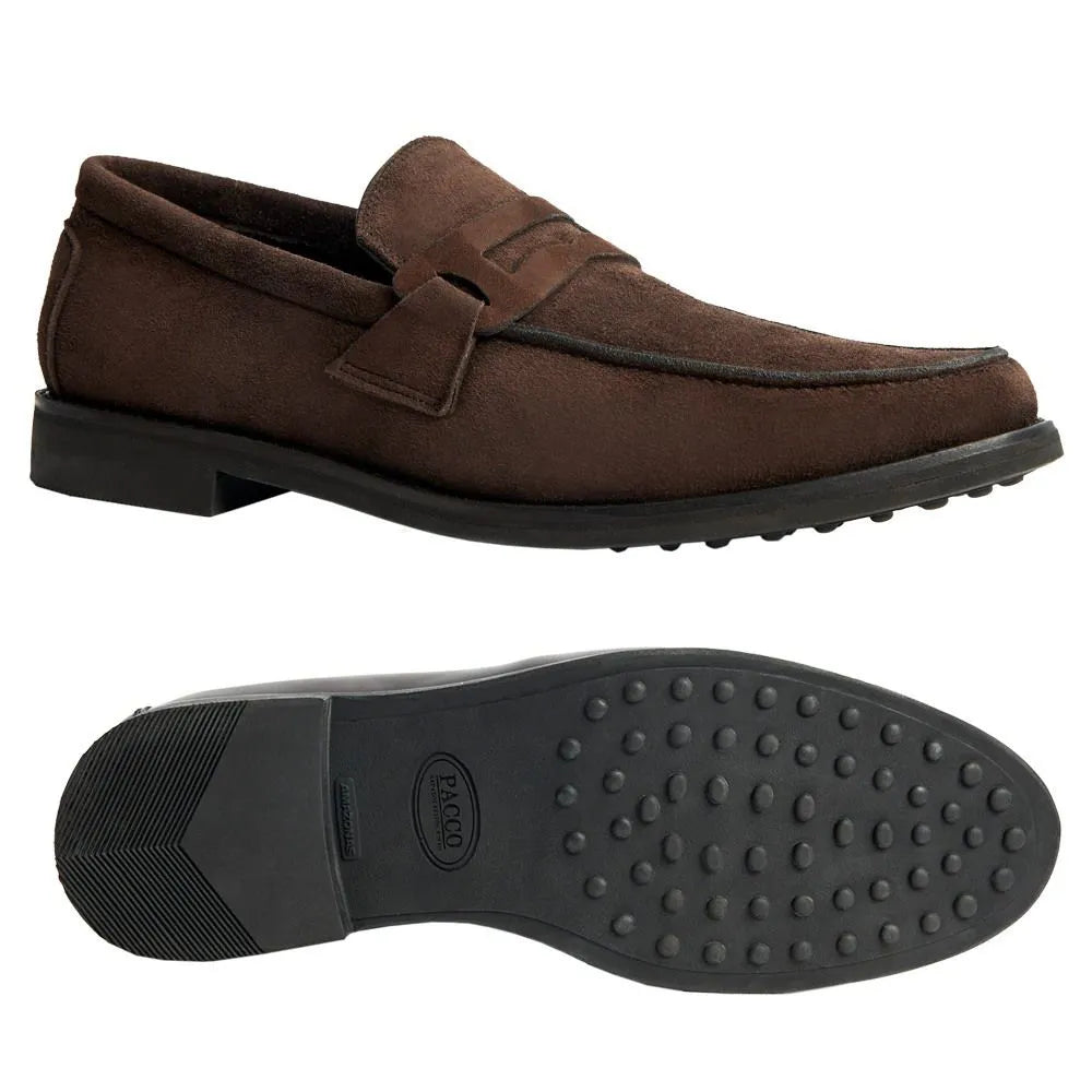 Moccasin Loafer - Zaragoza Suede Coffee Brown