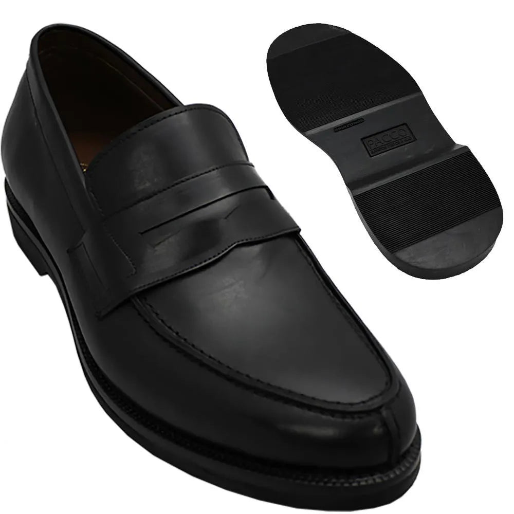 Loafer Social Solado de Borracha- León cor Preto