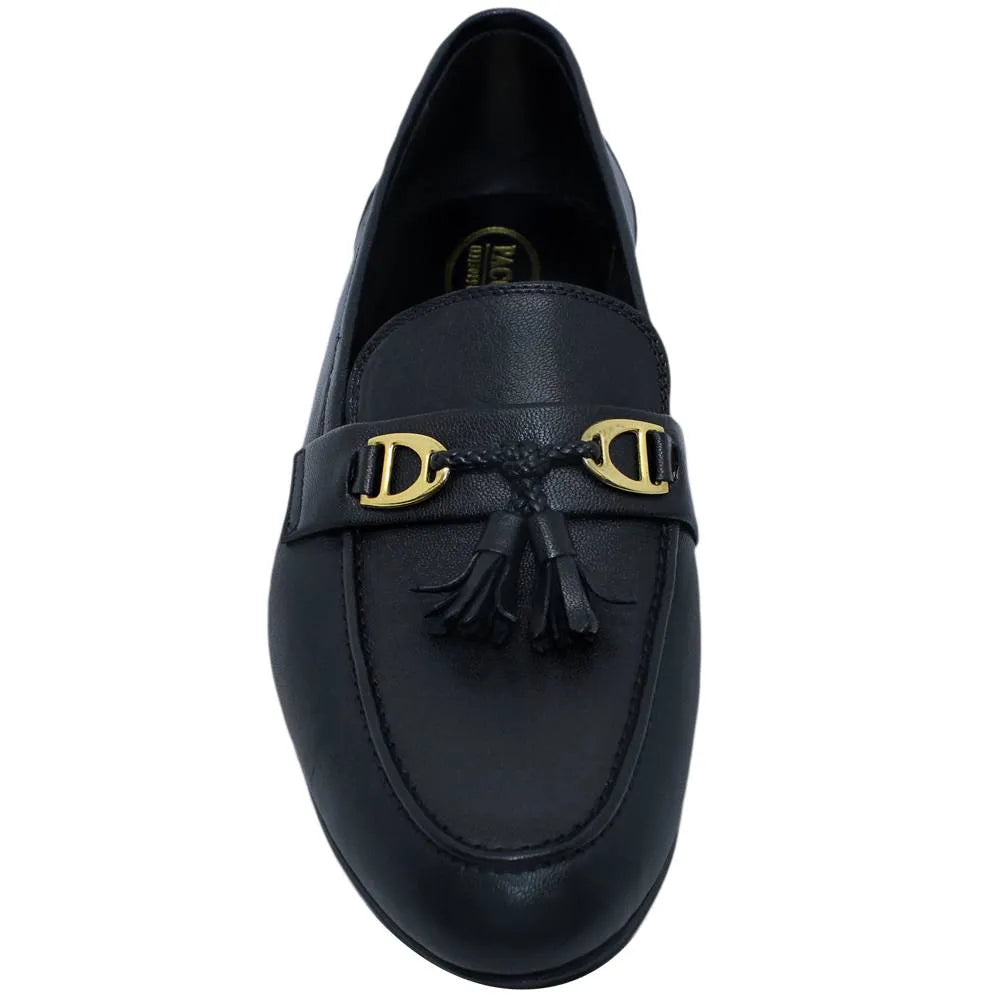 Mocassim estilo Italiano - Bianchi cor Preto
