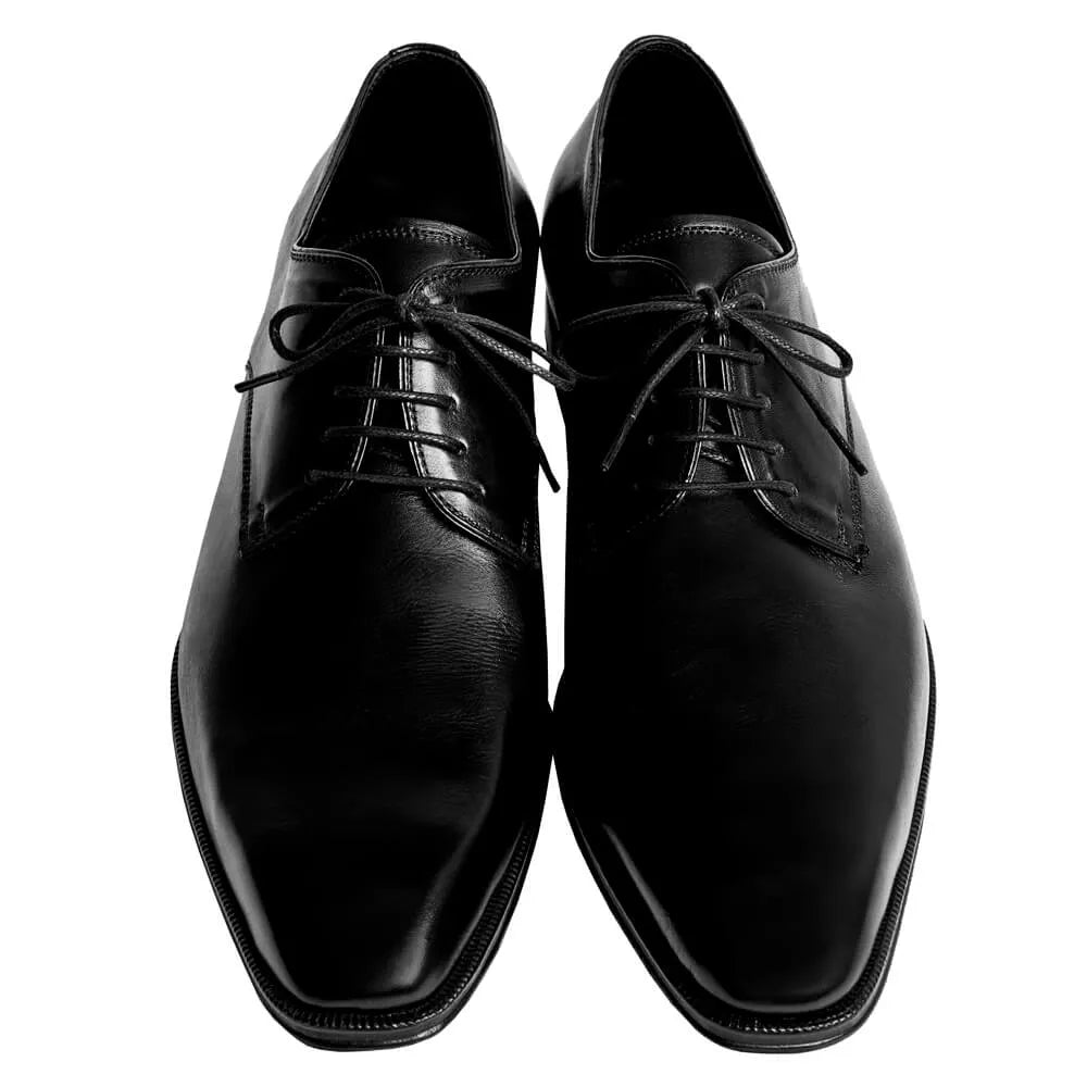 Derby Plain Toe Social Pietro cor preto