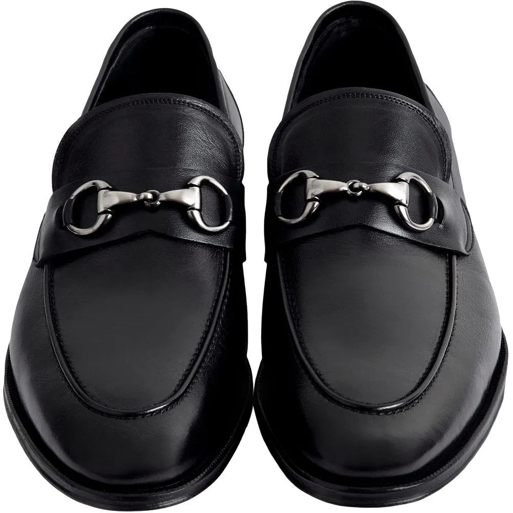 Loafer Horsebit Clássico - Stefano cor Preto