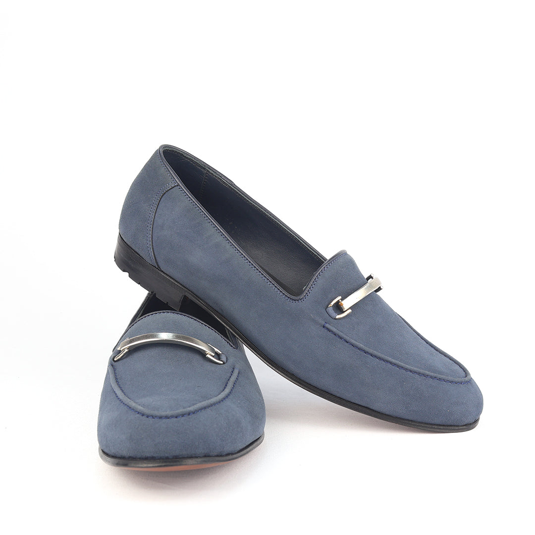 LAST PAIRS Short Brim Sport Shoes - Blue Suede