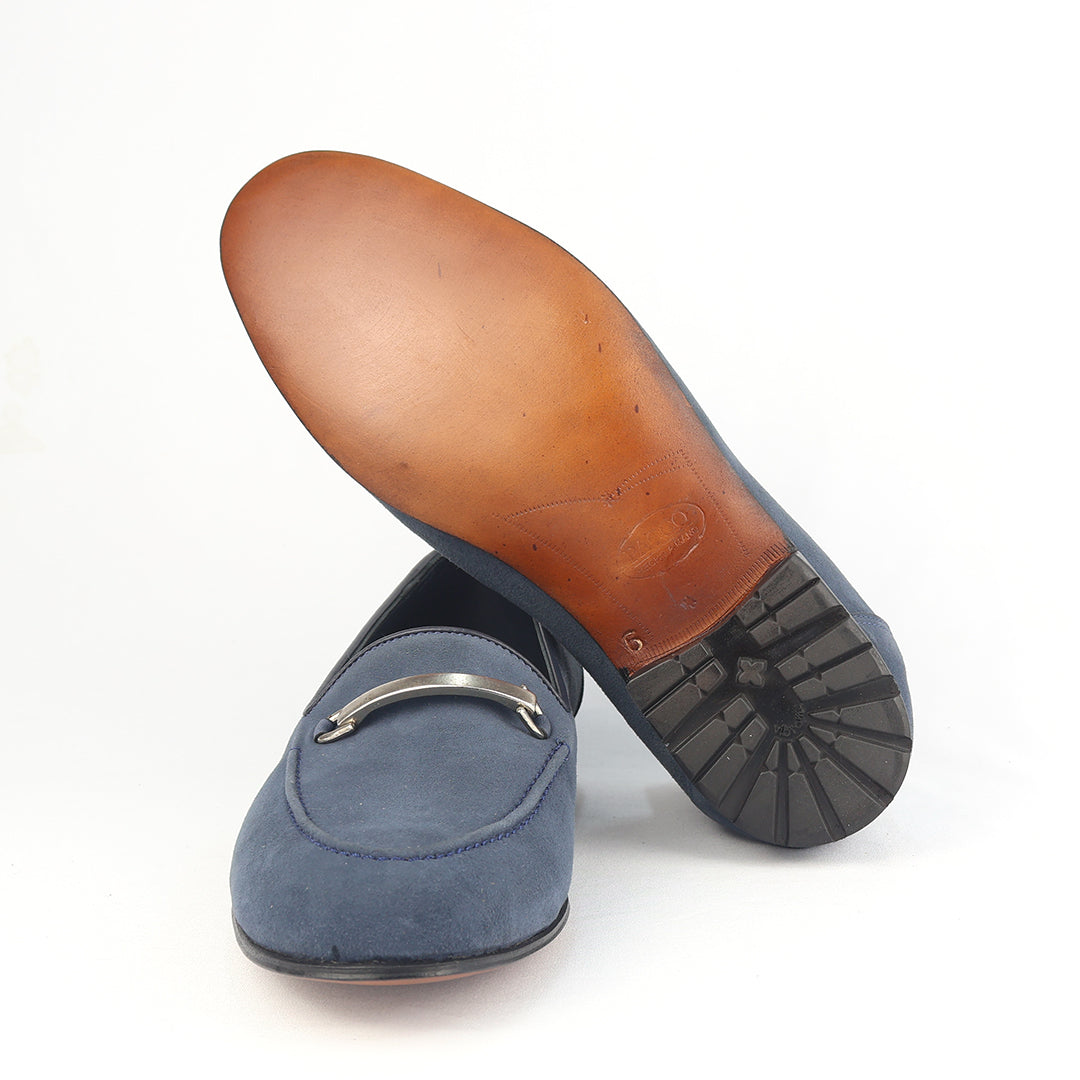 LAST PAIRS Short Brim Sport Shoes - Blue Suede