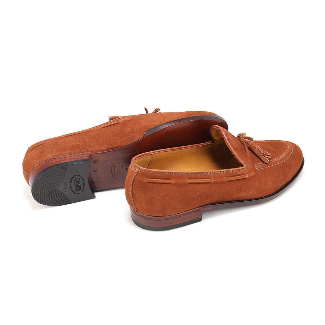 Tassel Loafer Windsor em camurça cor exclusiva do Pacco