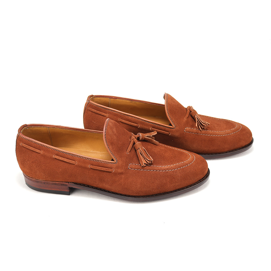 Tassel Loafer Windsor em camurça cor exclusiva do Pacco