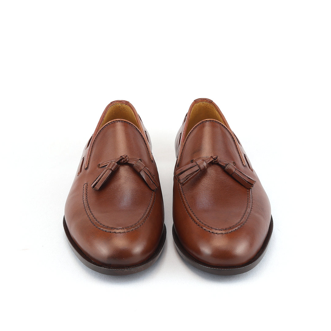 Clássico Tassel Loafer Windsor cor Mahogany