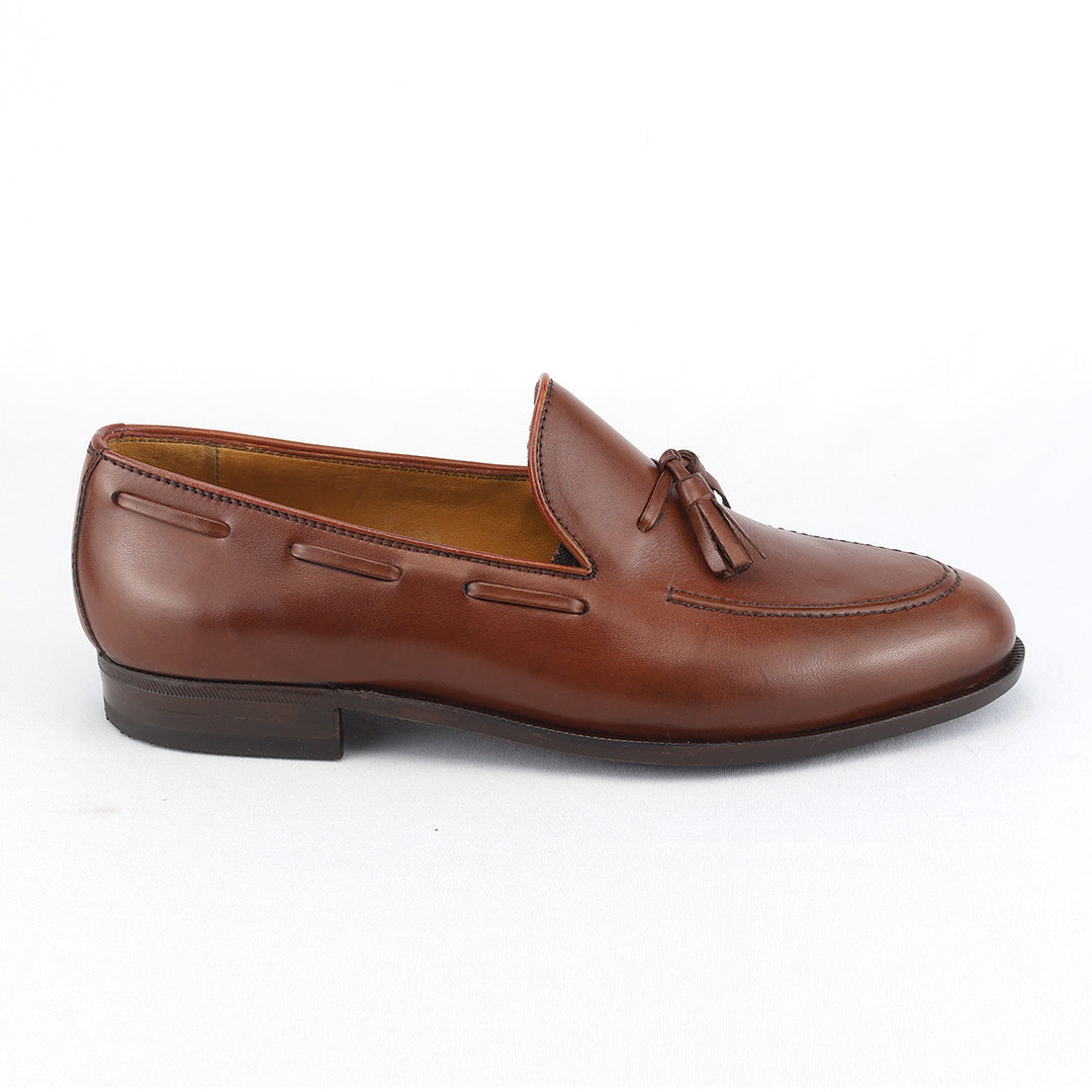 Clássico Tassel Loafer Windsor cor Mahogany