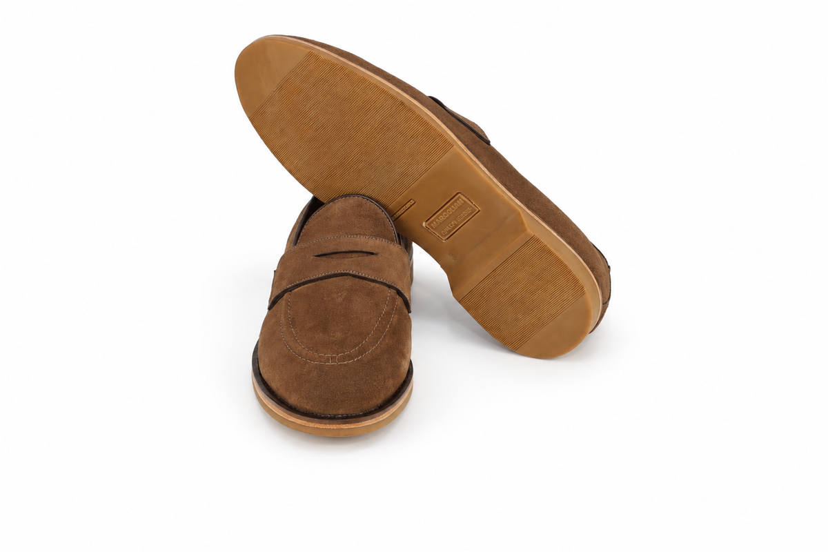 Loafer Walker Verão Camurça Suede - cor Pecan