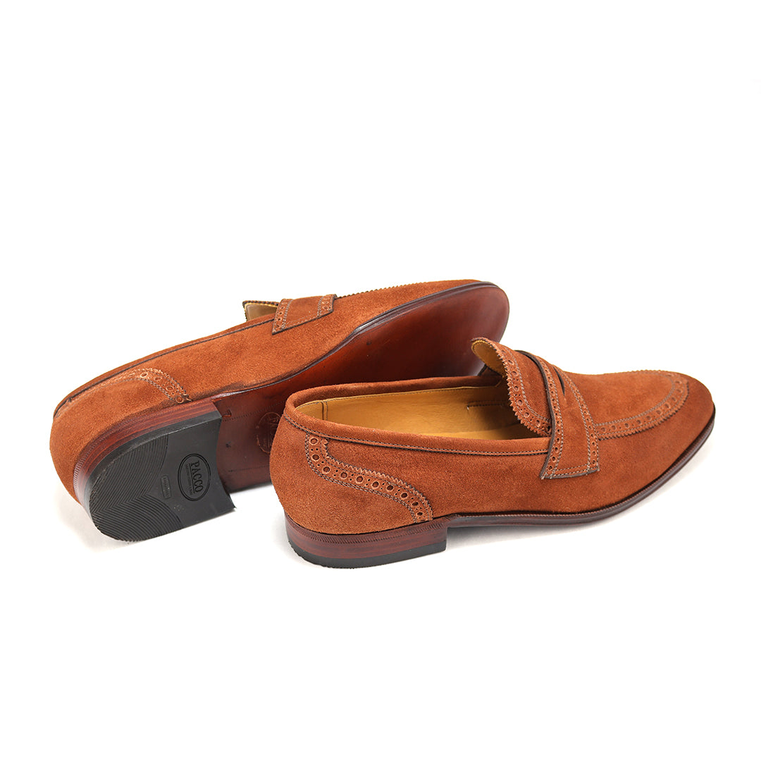 Luxuoso Loafer Christopher em camurça cor exclusiva do Pacco