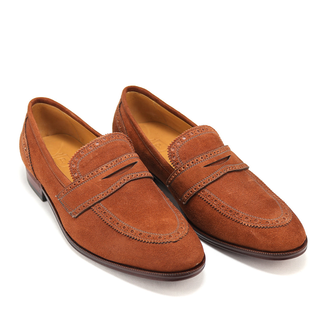 Luxuoso Loafer Christopher em camurça cor exclusiva do Pacco