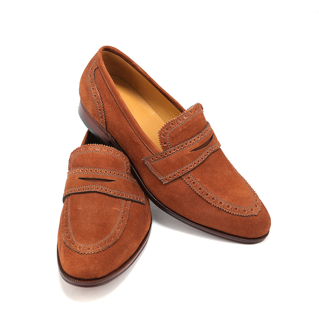 Luxuoso Loafer Christopher em camurça cor exclusiva do Pacco