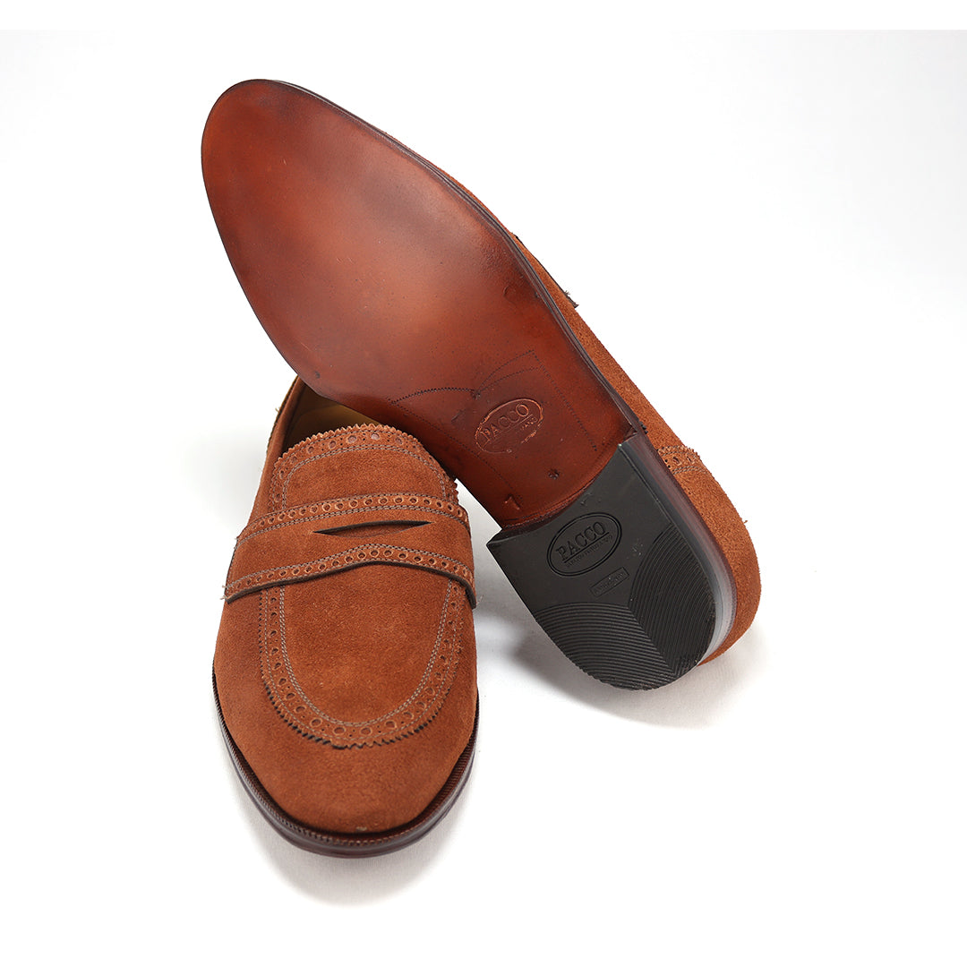 Luxuoso Loafer Christopher em camurça cor exclusiva do Pacco