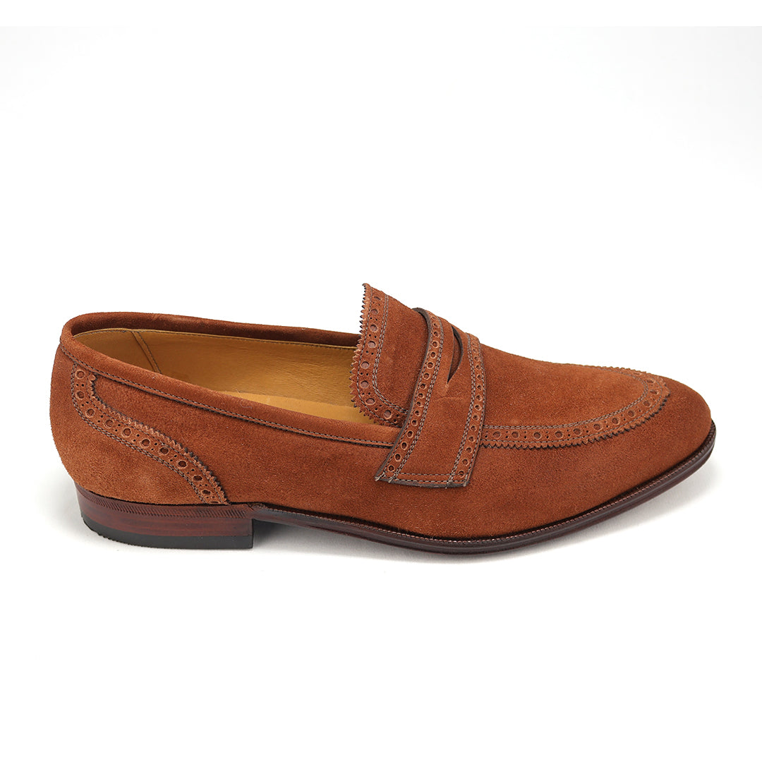 Luxuoso Loafer Christopher em camurça cor exclusiva do Pacco