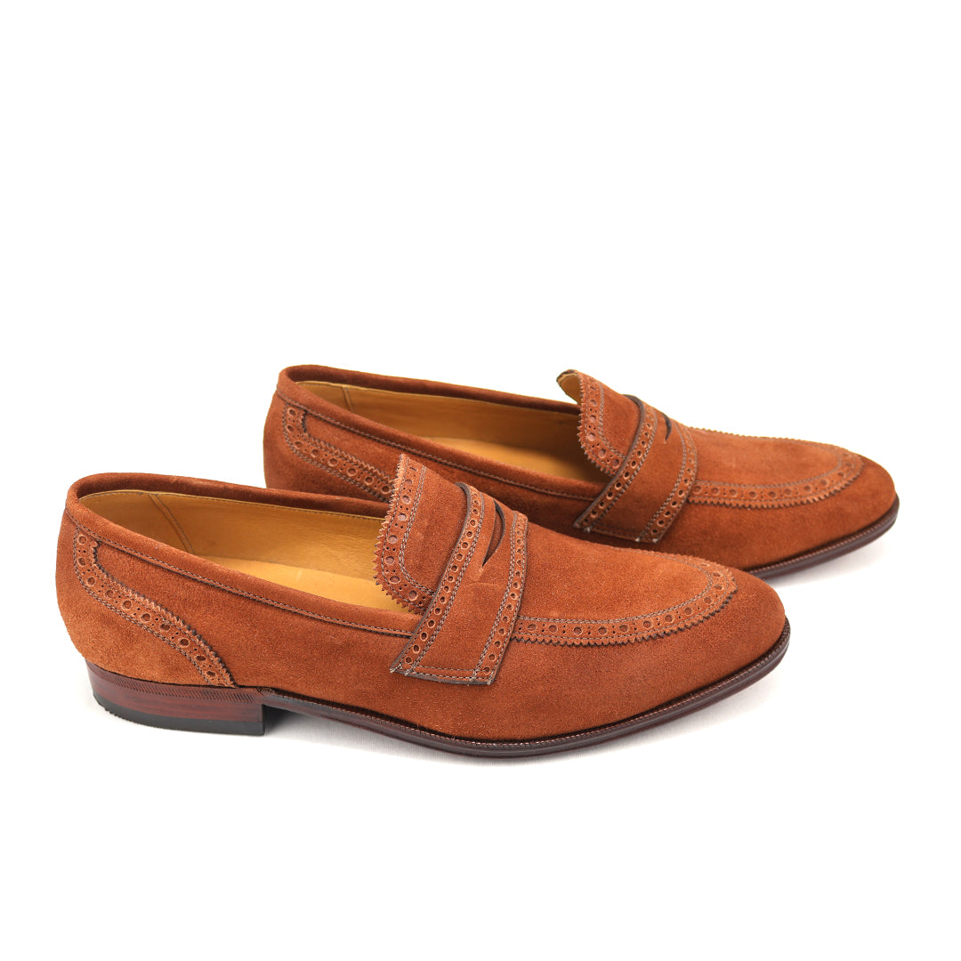 Luxuoso Loafer Christopher em camurça cor exclusiva do Pacco