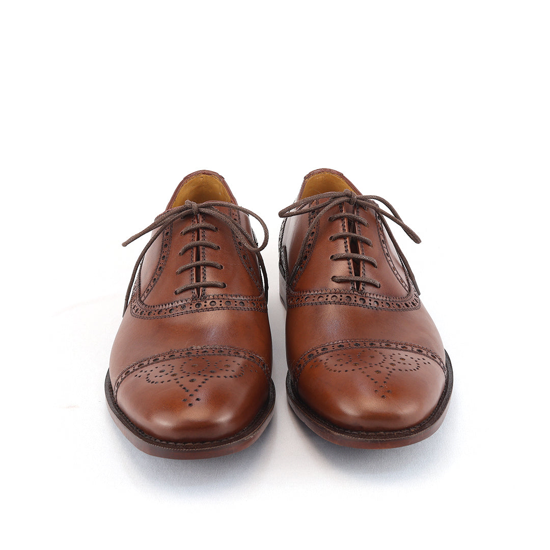 Oxford Medio Brogue - William Color Caoba