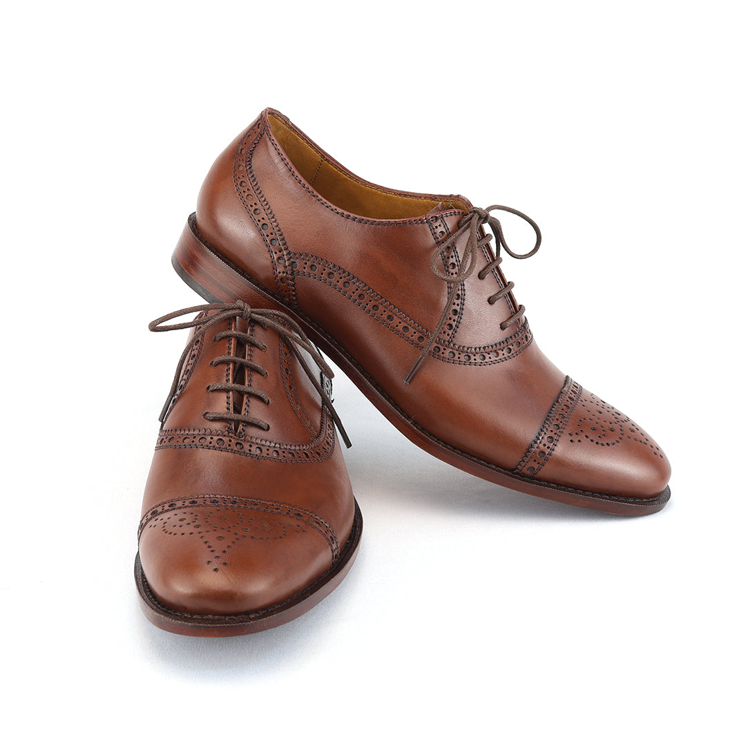 Oxford Medio Brogue - William Color Caoba