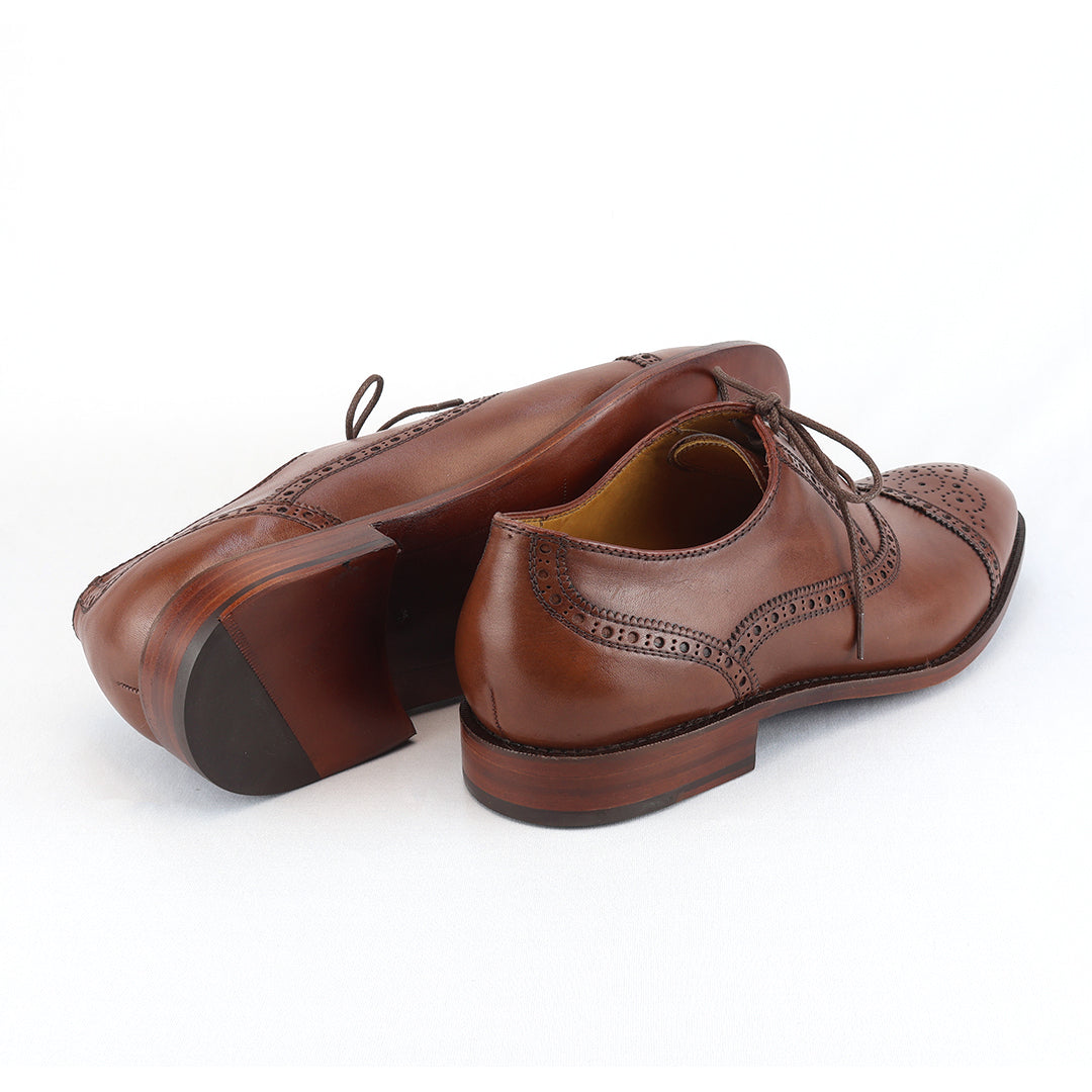 Oxford Half Brogue - William Craft Color Mahogany