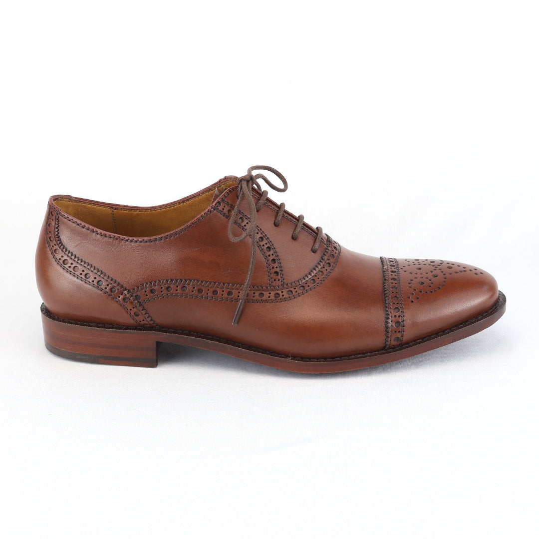 Oxford Medio Brogue - William Color Caoba