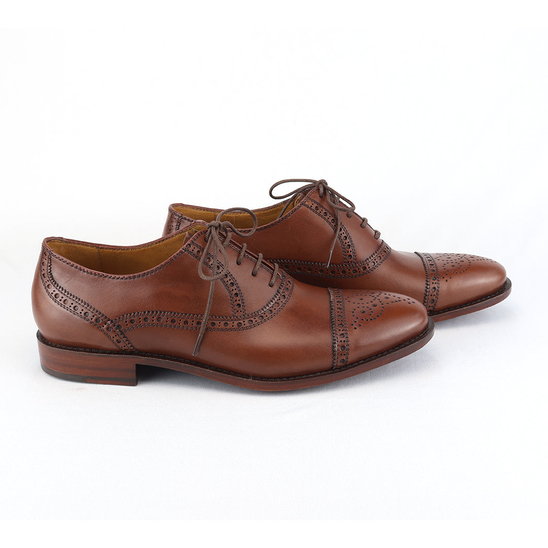 Oxford Half Brogue - William Craft Color Mahogany