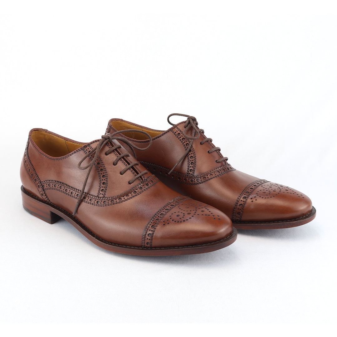 Oxford Half Brogue - William Craft Color Mahogany