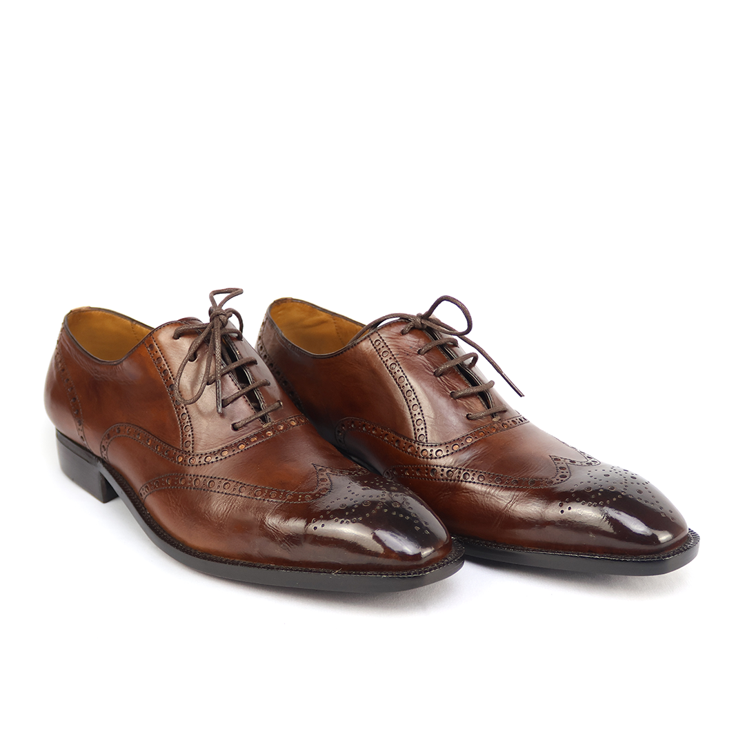 Oxford Full Brogue Charles with mirrored toe