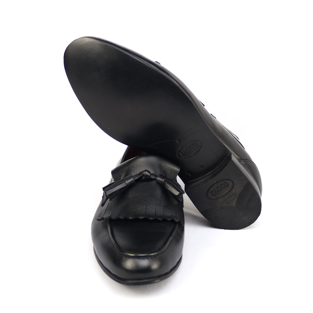 Tassel Loafer com franja Benjamin cor preto