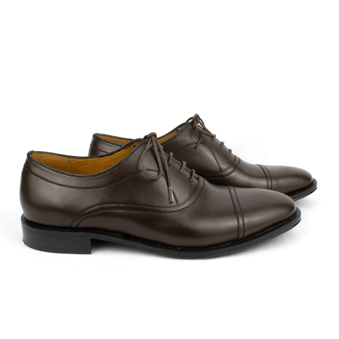 Oxford Cap Toe Ronald cor marrom café