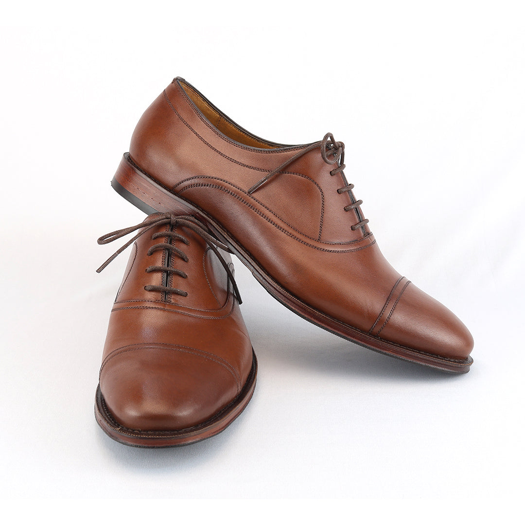 Oxford Cap Toe Ronald cor Mahogany