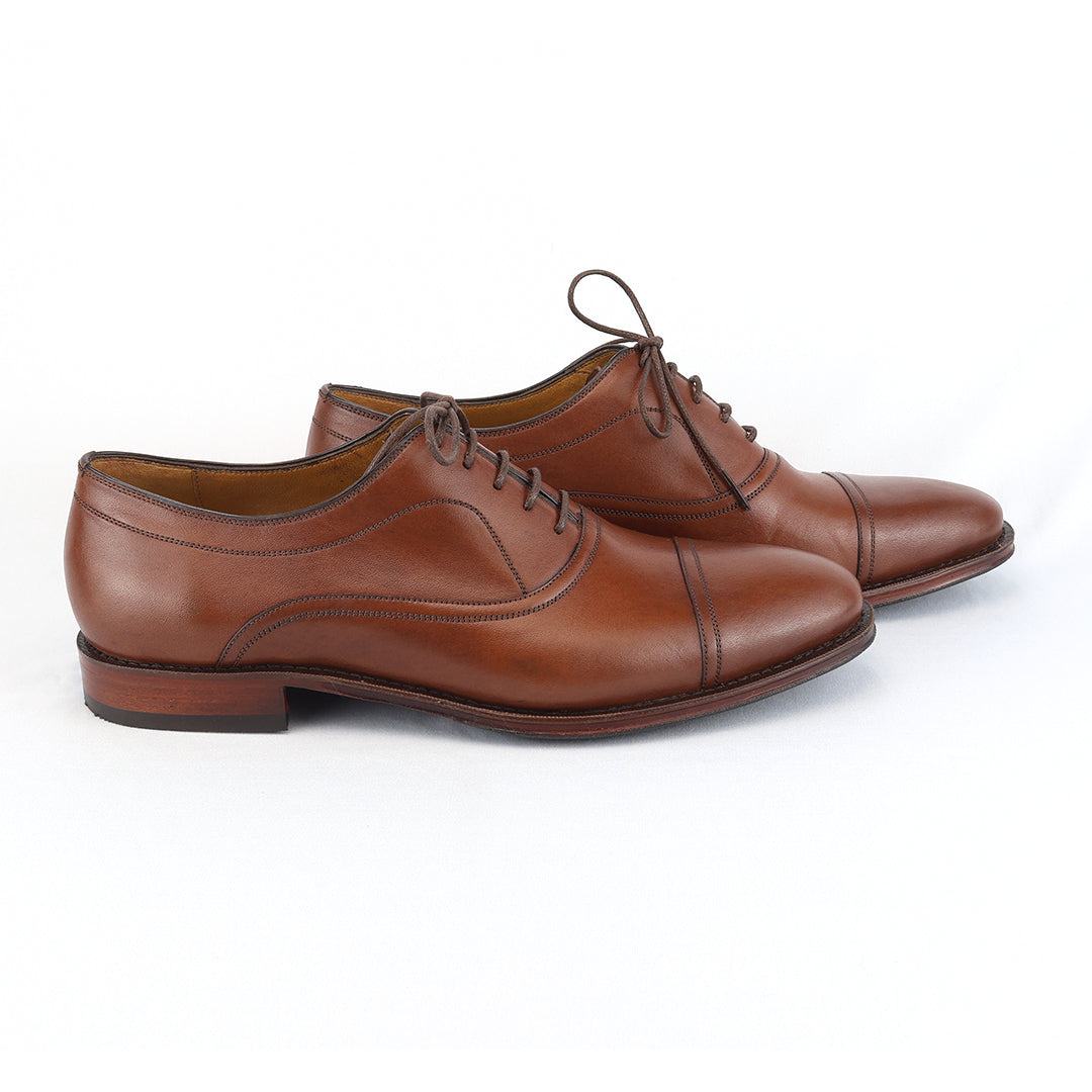 Oxford Cap Toe Ronald cor Mahogany