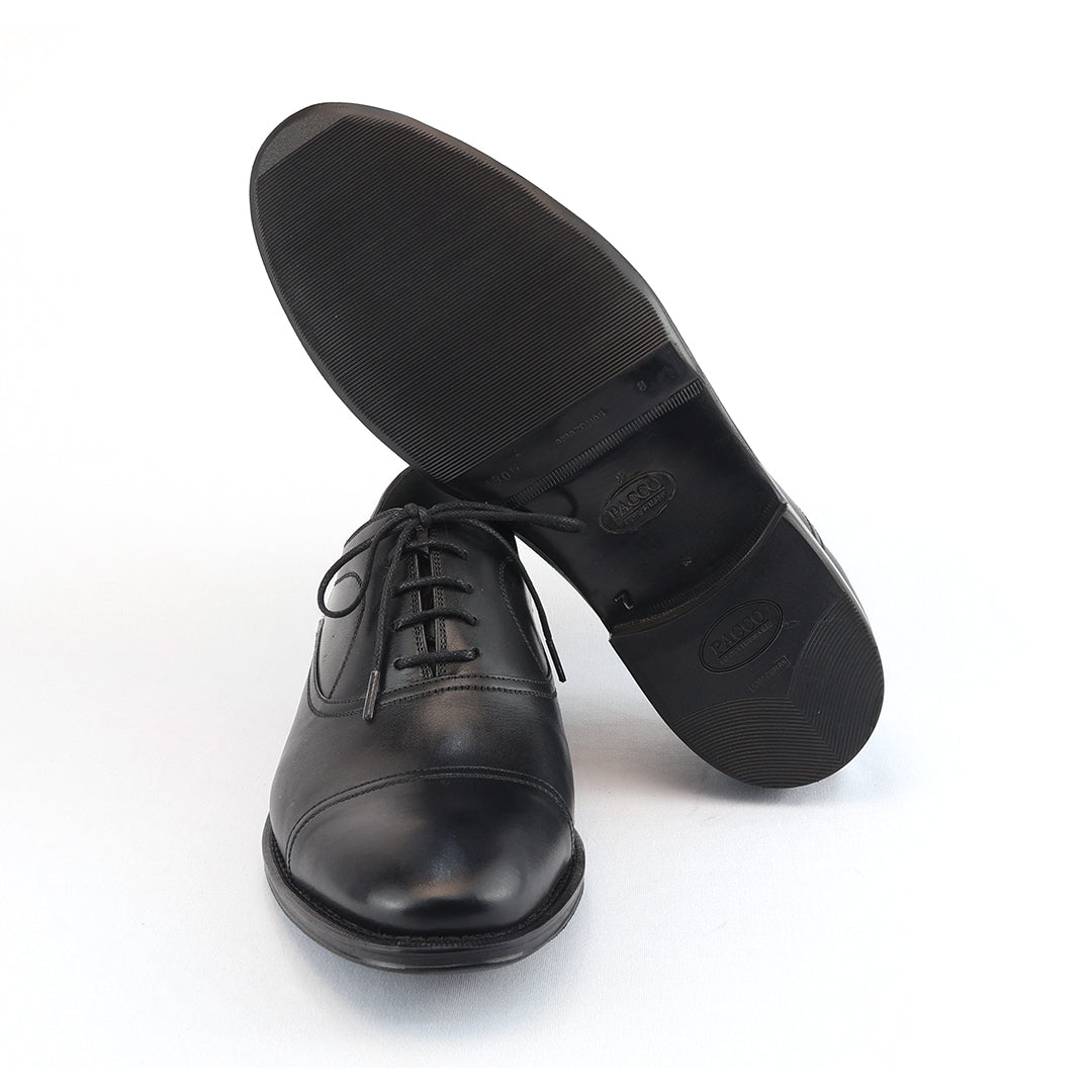 Oxford Cap Toe Social - Ronald in Black