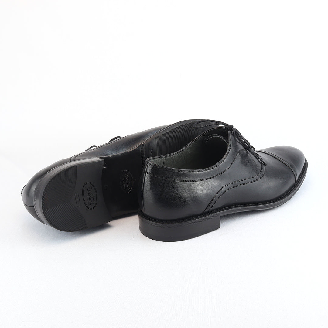 Oxford Cap Toe Social - Ronald in Black