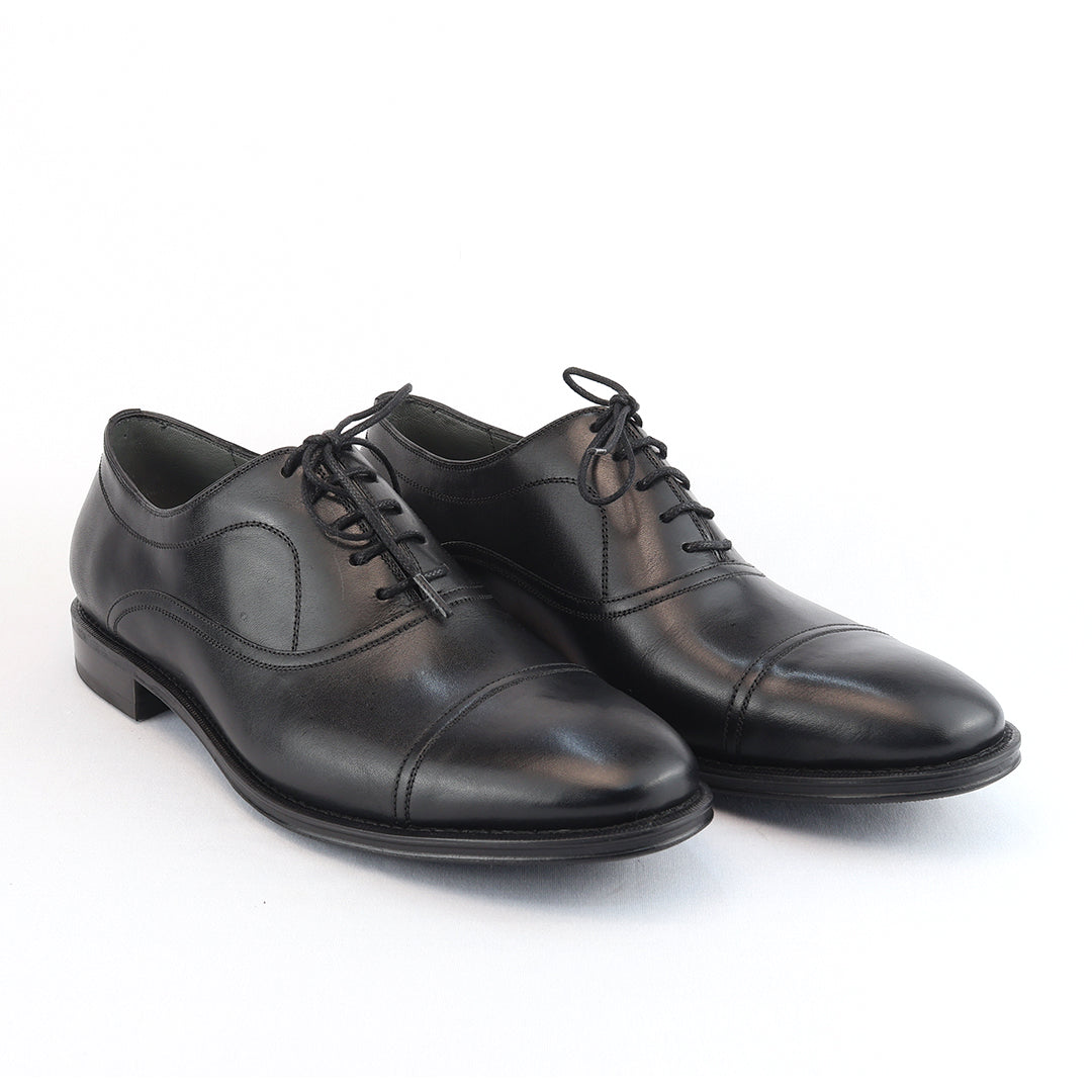 Oxford Cap Toe Social - Ronald in Black