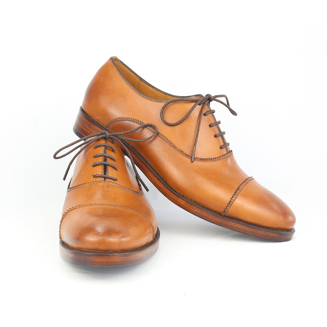 ÚLTIMO PAR TAMANHO 40 Oxford Cap Toe Parker - cor Havana Manchado