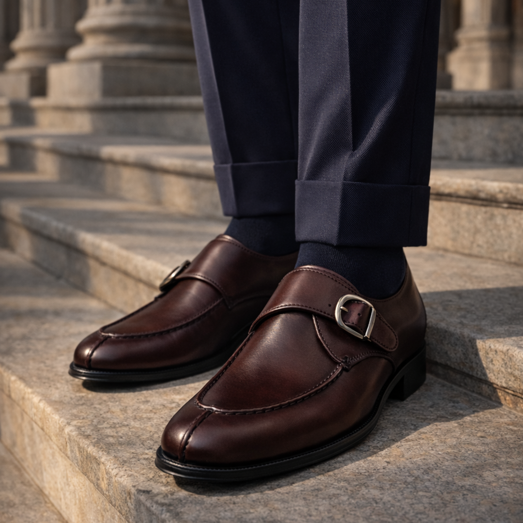 Clássico Monk Santiago - cor artesanal vinho