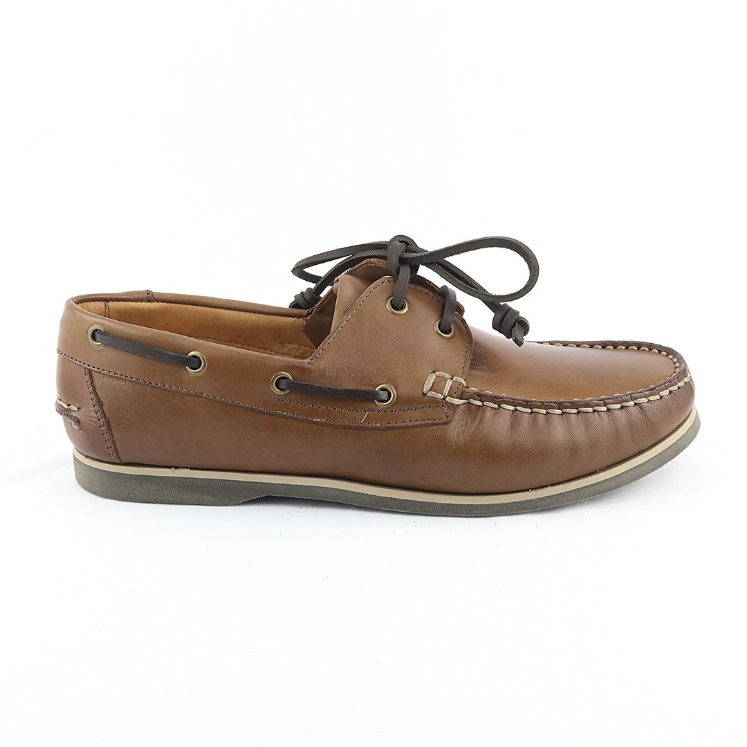 Docksider Export Toscana - brown leather color coffee sole