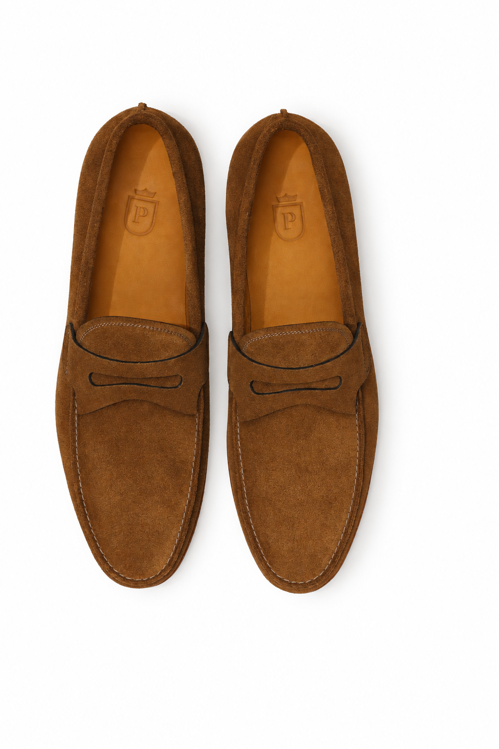 Mocassim Milão em camurça suede - novo tom caramelo