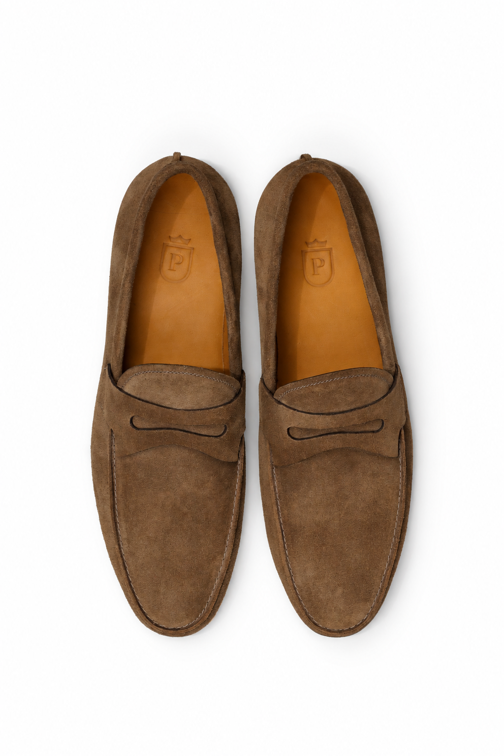 Mocassim Milão em camurça suede - cor Pecan
