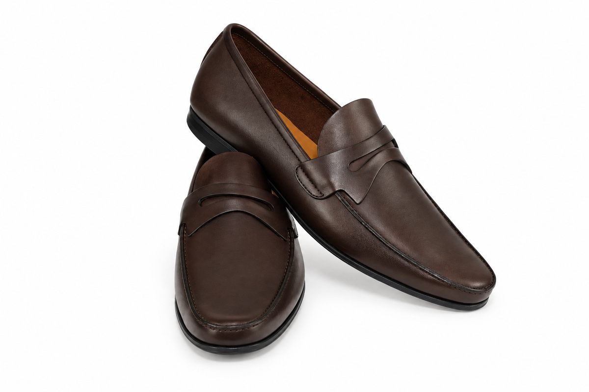 Mocassim Milão Hiper Flexível - cor  artesanal Marrom