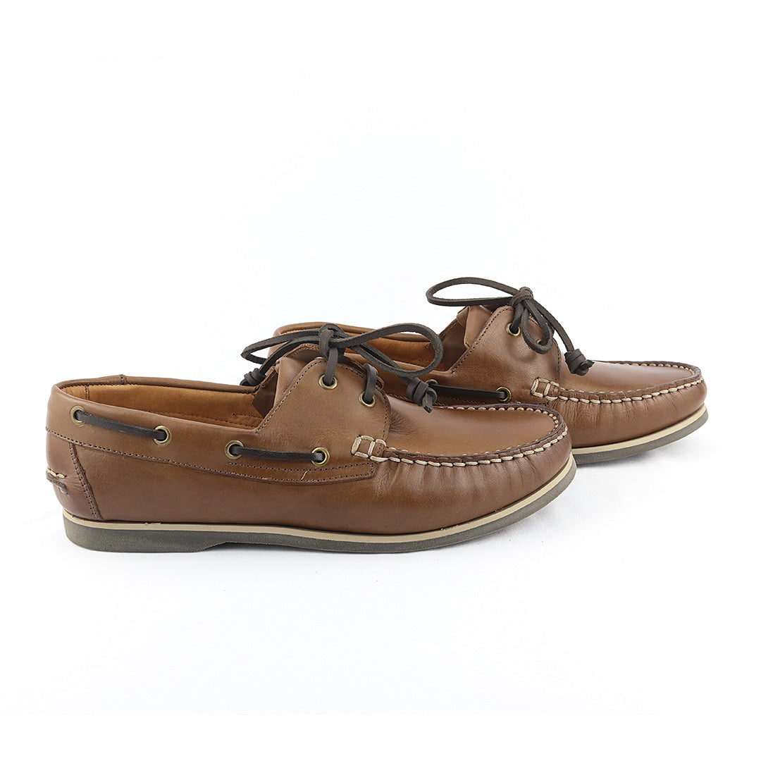 Docksider Export Toscana - brown leather color coffee sole