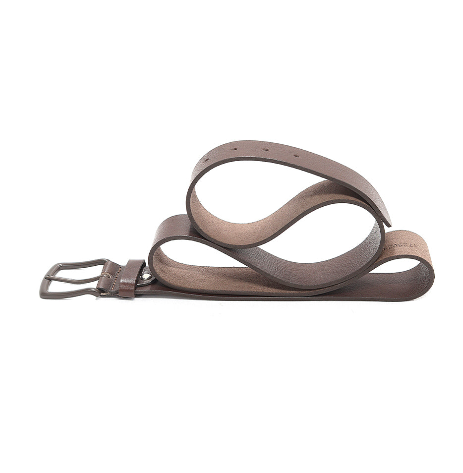 Flex Belt in flexible sole - Coffee Brown color