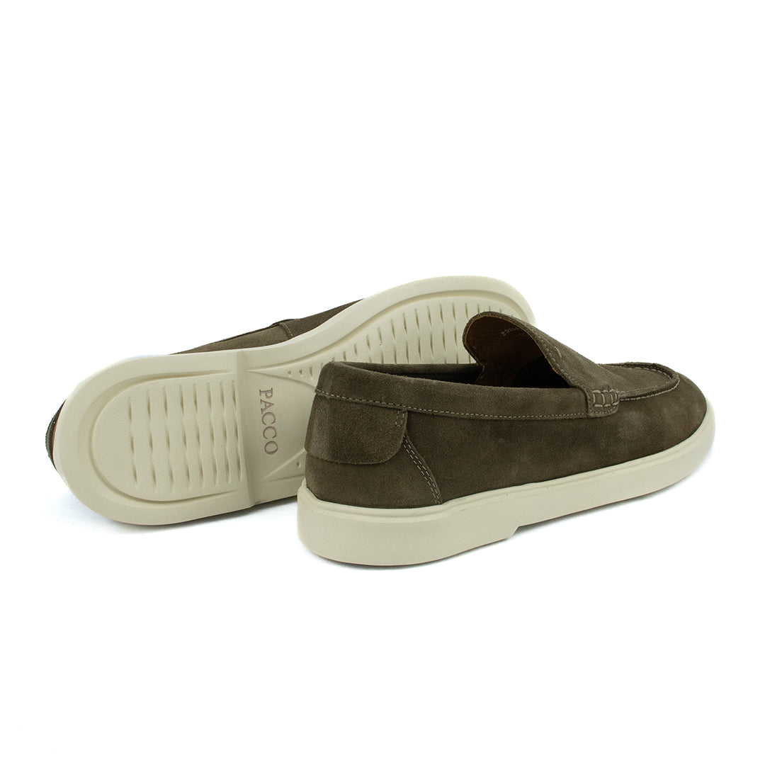 Novo Mocassim Casual Esportivo em Camurça- cor Rato