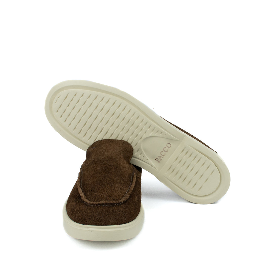 Novo Mocassim Casual Esportivo em Camurça - cor Brownie