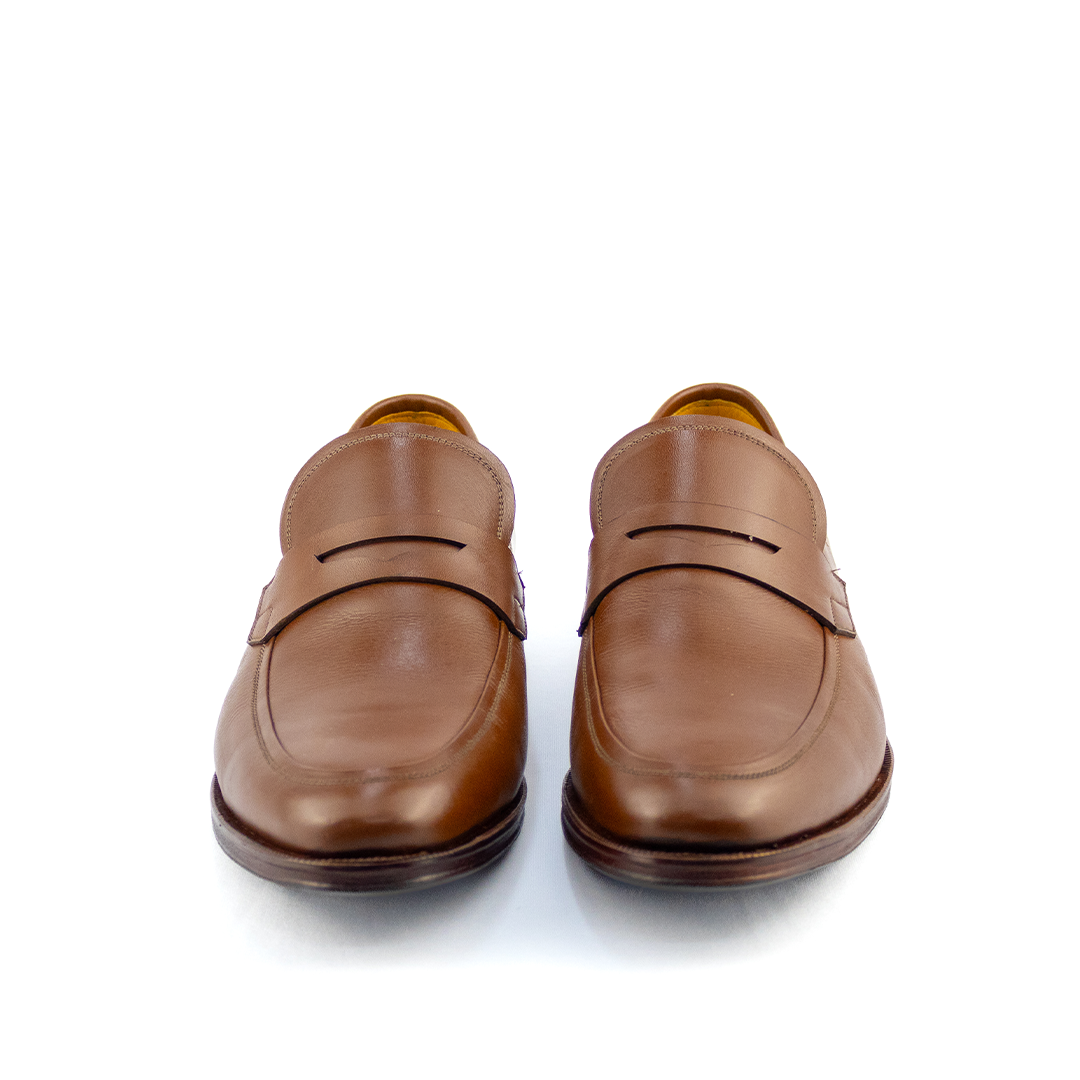 Madrid Basic Loafer in Cognac Color