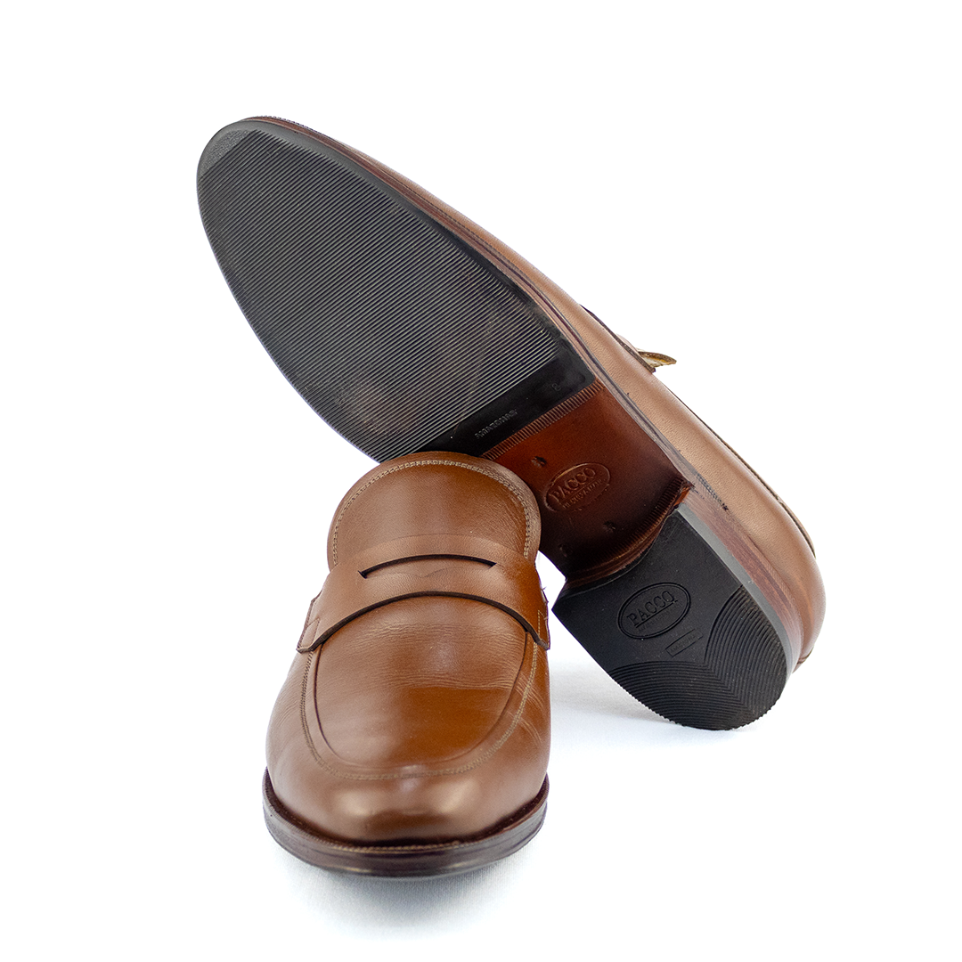 Madrid Basic Loafer in Cognac Color