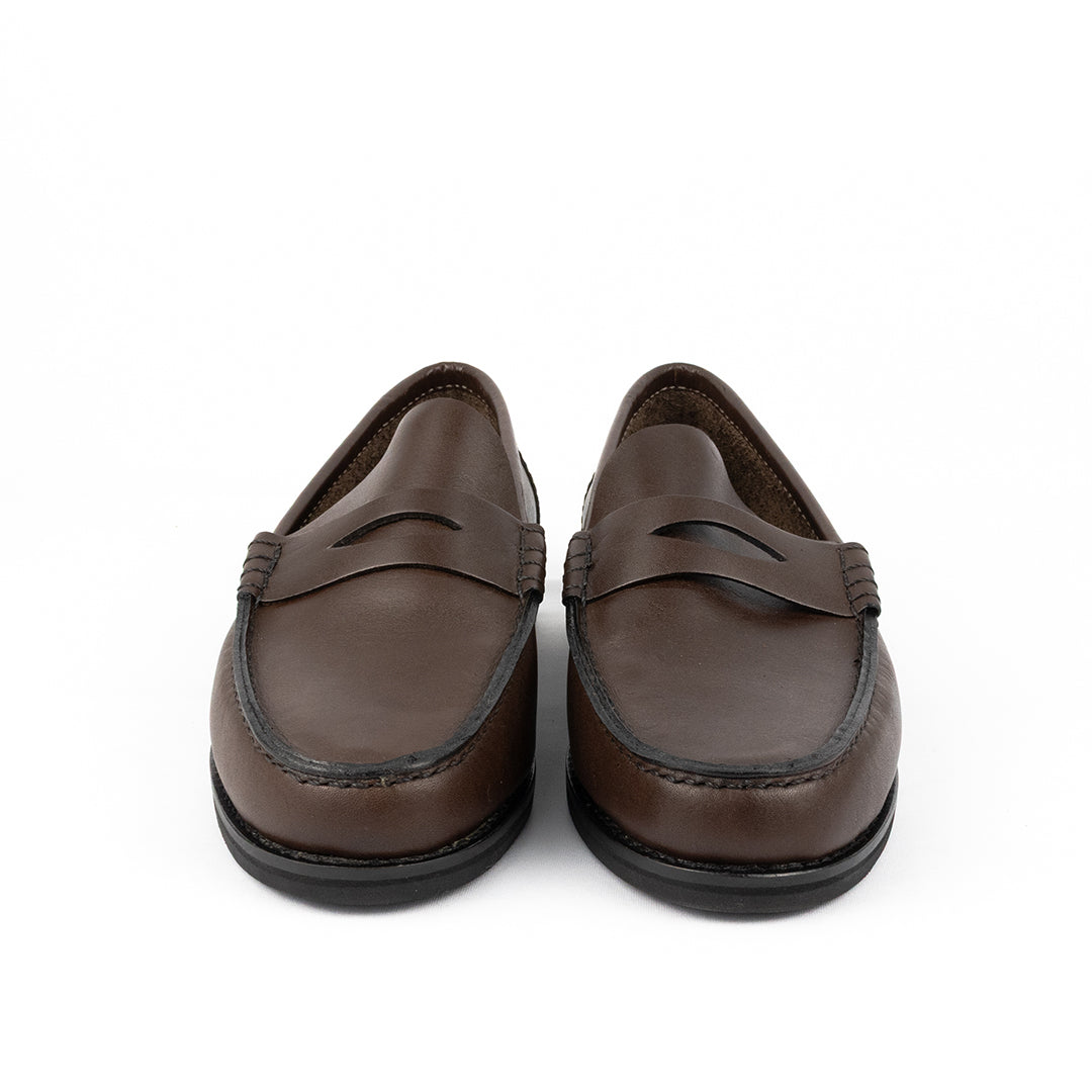 Argentine Moccasin - Cordoba Coffee Brown Rubber Soles