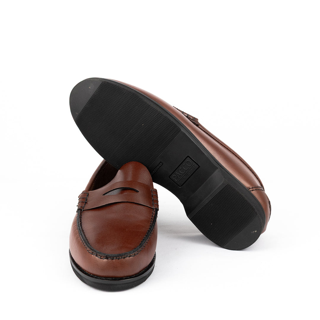 Argentine Moccasin - Córdoba Rubber sole Pinhão color