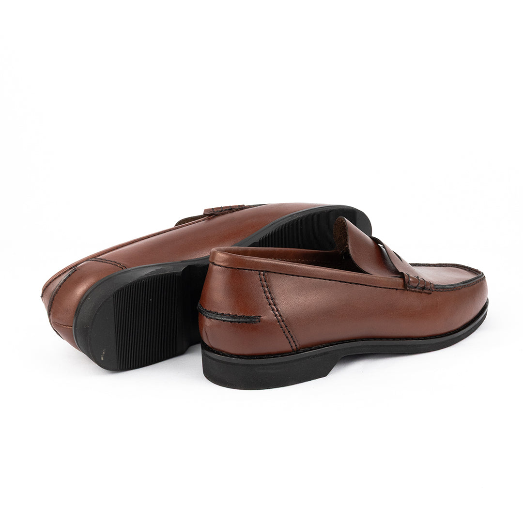 Argentine Moccasin - Córdoba Rubber sole Pinhão color