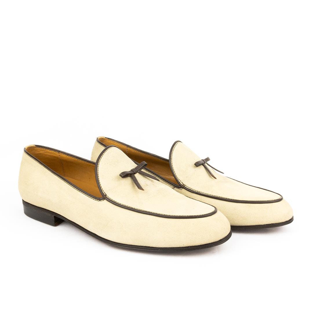 Tassel Loafer Bélgica em camurça