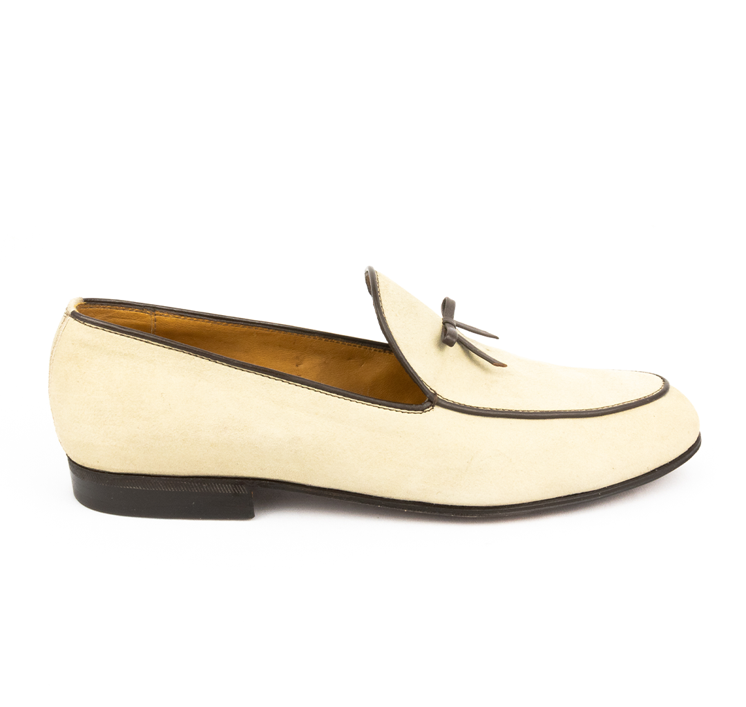 Tassel Loafer Bélgica em camurça